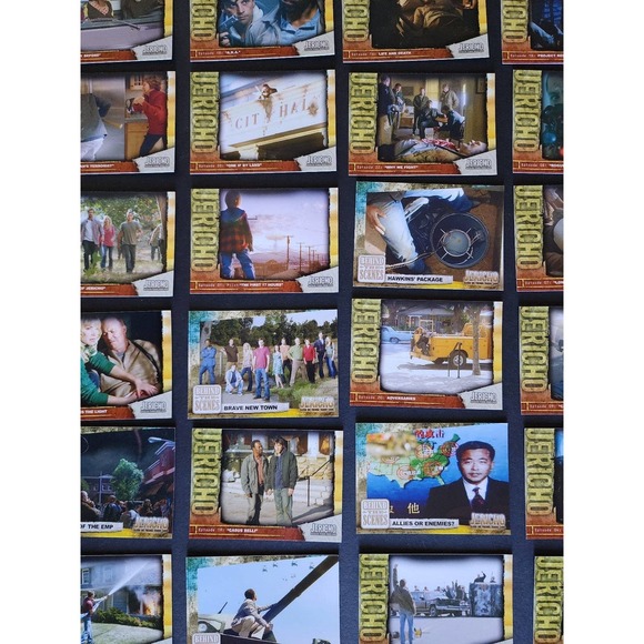 Jericho Science Fiction Show Trading Cards - More than 50 Cards Included - Picture 3 of 8